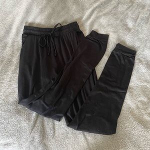 Black jogger sweatpants